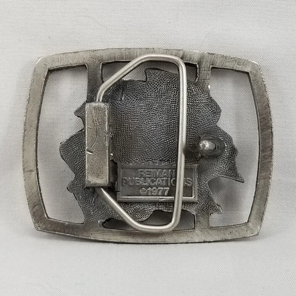Vintage Belt Buckle 1977‎ Reiman Publications 